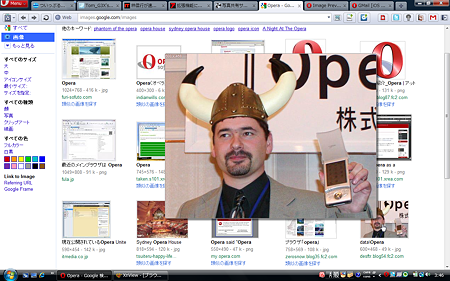 Operaエクステンション:Image Preview Popup(Google)_2