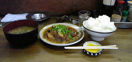 土手焼き定食with大ご飯