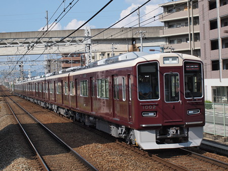 阪急1000系試運転 阪急京都線南茨木駅