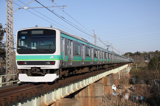 成田線 普通列車 E231系