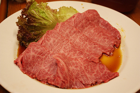 2010/08/13(FRI) 旭市・大衆肉料理 今久/前沢牛特上カルビ 1人前 1680円