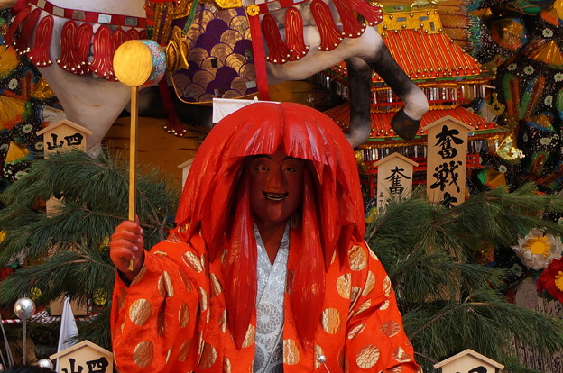 04 2014年 博多祇園山笠 飾り山笠 奮戦本能寺と舁き山 猩々酒宴壽 中洲流 (9)