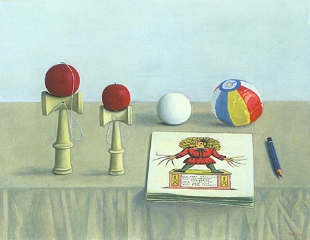 長谷川潾二郎,玩具と絵本,拡大