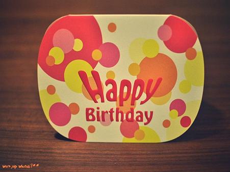 Happy Birthday