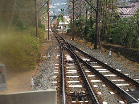 箱根登山ケーブルカーの車窓2