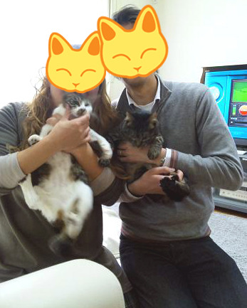 マヤ&のんお届け