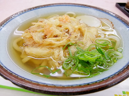 天ぷらうどん(中毒道【上り】・安佐SA)