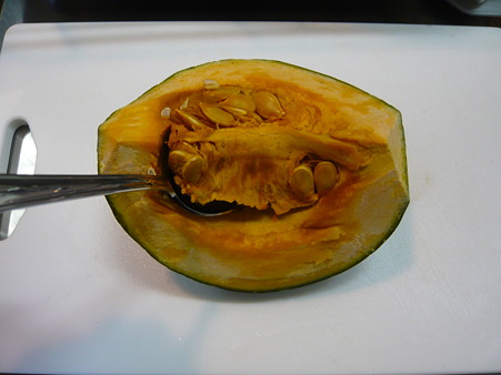 南瓜と煮干の煮物 003